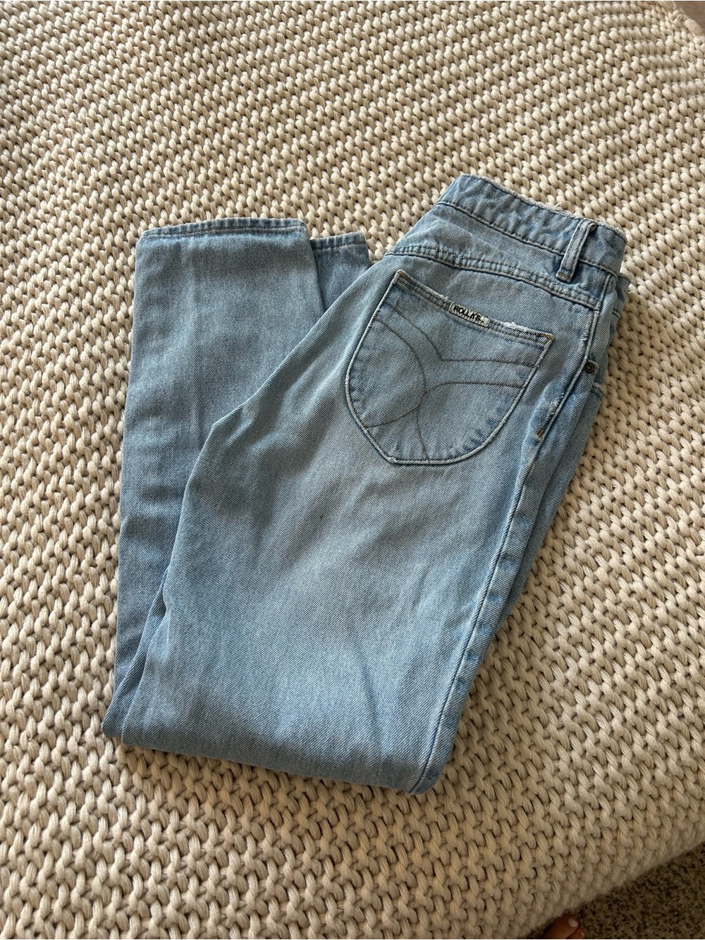 ROLLA'S Light Blue Straight-Leg Women's Jeans